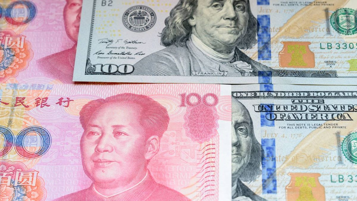 Курс валютної пари юань долар
